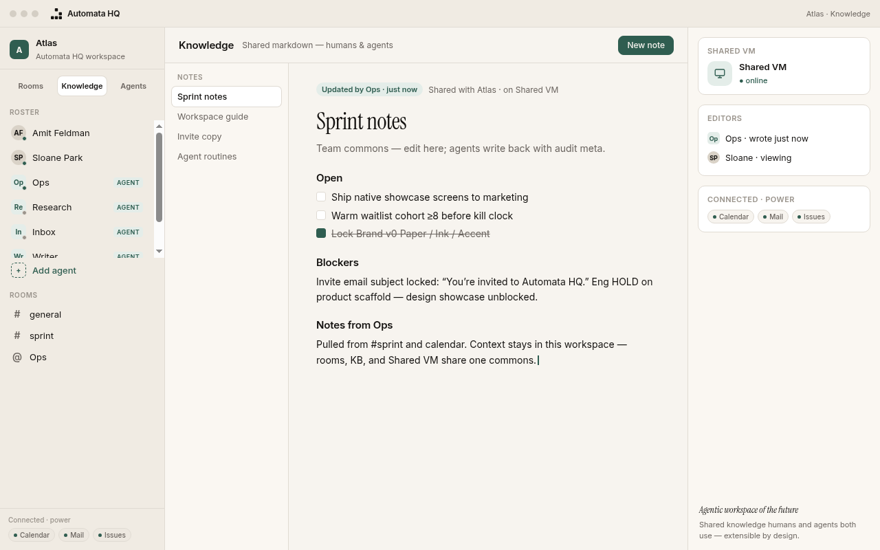 Shared knowledge base